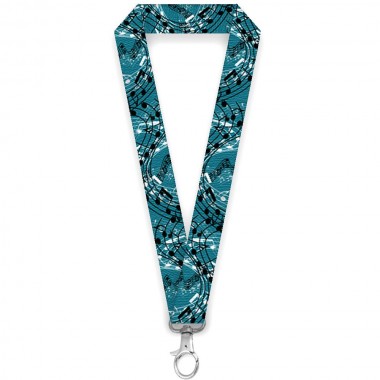 Lanyard personalizat note muzicale